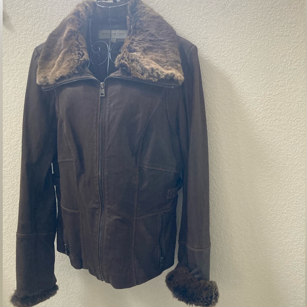 Marc New York- Marc Jacob’s leather and fur jacket!
